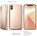 iPhone X Wallet Case, Clayco [Argos Series] Premium Hybrid Protective Wallet Case Credit Card Slot Holder for Apple iPhone X 2017 (BlushGold)