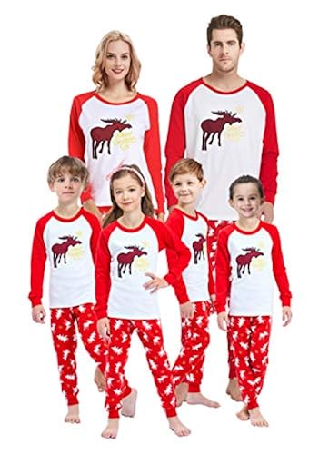 Matching Family Pajamas Christmas Pyjamas Handmade Deer Jammies