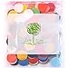 Life Glow 300 Pcs Polyester Felt Fabric Circle Round Felt Pads 1 inch Mixed Color Assortments for DIY Crafts Hair Accessories DIY Bags Decorations Felt Flowers