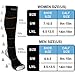 TeBo Compression Socks - for Athletic Running / Flight Travel S/M Black