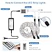 DAYBETTER Led Strip Lights 32.8ft Color Changing 3528 Led Light Strip Kit for Room Rope Light No White Color