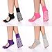 Yoga Socks Toeless Non Slip Skid Pilates Grippy Barre Cotton Sock for Women Pack of 5