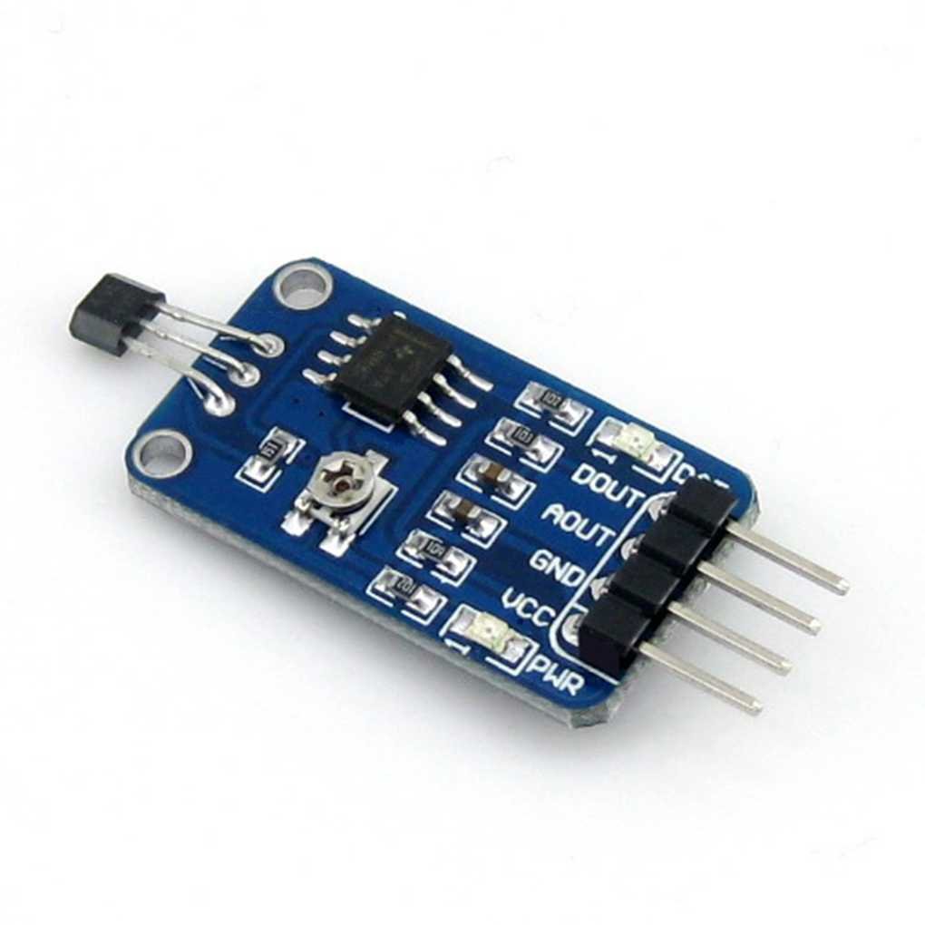 Arichtop 49E Hall Sensor LM393 Linear Hall Effect Sensitivity ...