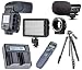 Nikon Z6 FX-Format Mirrorless Camera w/NIKKOR Z 24-70mm f/4 S Lens Bundle with Mount Adapter FTZ, Bag, Intervalometer, 64GB XQD Card, Flash, Mic, LED Light, Dual Charger, Tripod, Battery + Morethumb 1