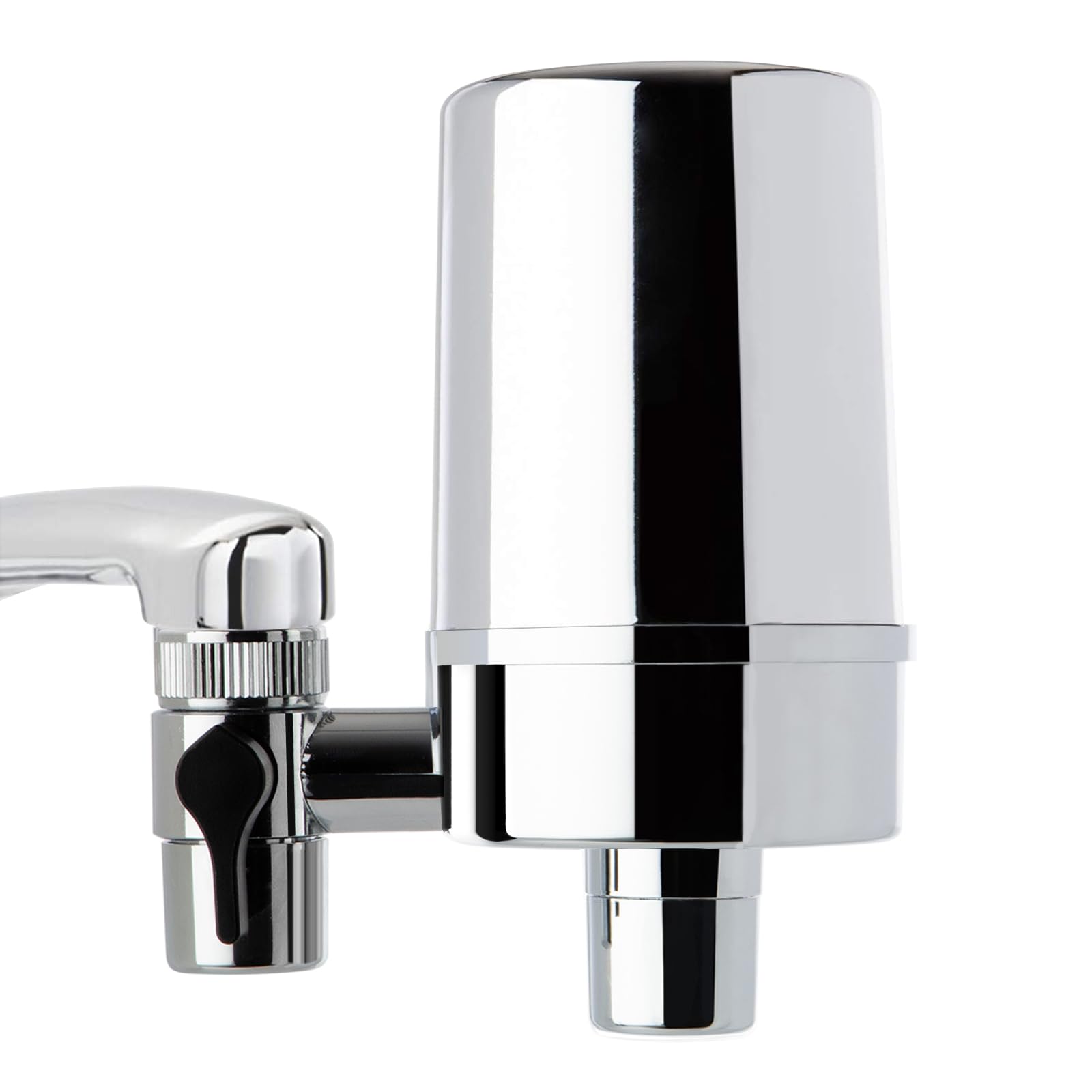 iSpring DF2-CHR Water Filter Tap, Tap Water Filter for Kitchen, Bathroom, or RV Sink, 500 Gallons Long Life, Chrome Finish