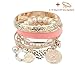 Nurbo New Fashion Cute Nice Korean Style Girls Exquisite Coin Pearl Hollow Bracelet Jewelry
