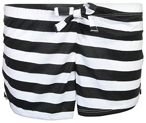 dELiAs Girl's Sleeveless Summer Pajama Short Set With Animal Character Hood, Panda, Size 7/8'
