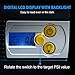 DBPOWER 12V DC Tire Inflator with Digital LCD Display and LED Lights, Portable Air Compressor Pump for Cars, Bikes and Inflatables