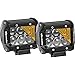 Eyourlife Led Light Bar,2Pcs 6000K 18W 4Inch 4D Lens Spot Beam Led Work Light Driving Fog Light With Brackets Waterproof For Jeep Truck ATV UTV SUV