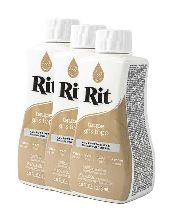 Rit Dye Liquid 236ml Taupe Pack of 12