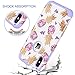 YINLAI iPhone X Case iPhone 10 Case 2 in 1 Slim Hybrid Soft Silicone Rubber Bumper Hard PC Cover Cute Floral Pineapple Shockproof Protective Phone Cases for Girls Women iPhone X 2017 White/Purple