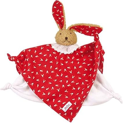 doudou lapin rouge