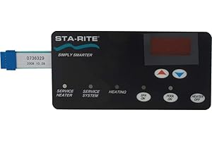 Pentair 42002-0029Z Switch Membrane Replacement Sta-Rite Max-E-Therm Pool and Spa Heater Electrical Systems