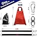 Tree Swing Straps Hanging Kit (Set of 2) - 5 ft Long Strap +2 Locking Carabiners +1 Swivel Hook +1 Superhero Cape For Kids - Fast & Easy Installation - Great For Swing Sets, Hammock, Web & Tire Swings