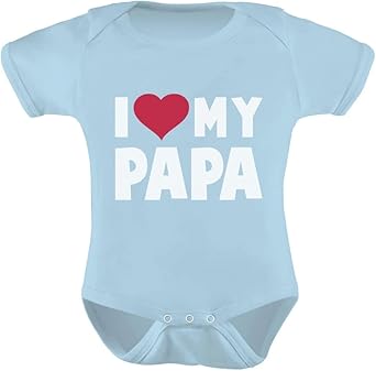 i love my papa baby clothes