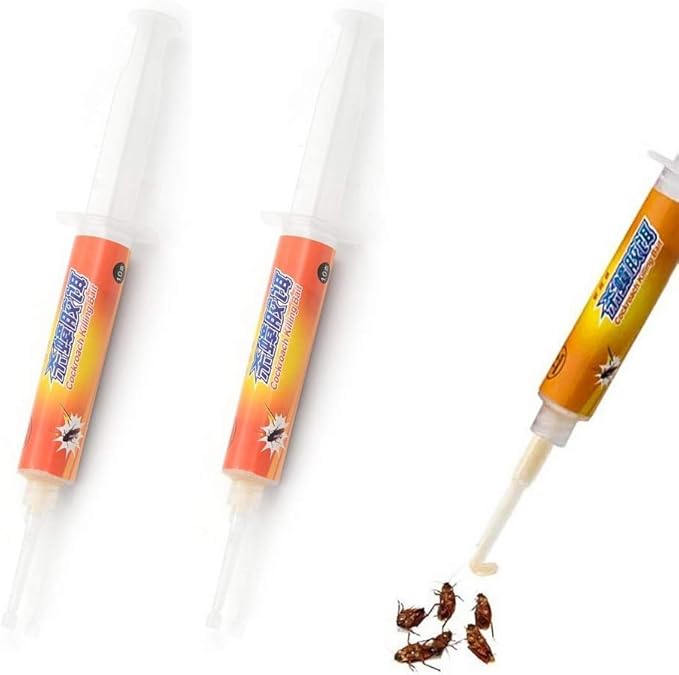 5Pcs Cockroach Killer Gel Bait, Safe Insecticide Efficient Powerful