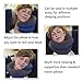 BCOZZY Chin Supporting Travel Pillow- Unique Patented Design Offers 3 Ergonomic Ways to Support The Head, Neck, and Chin When Traveling and at Home. Fully Washable. Large, Red