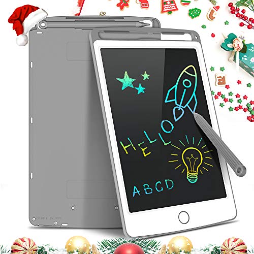 Tecboss LCD Writing Tablet Colorful Screen, Erasable Electronic Digital Drawing Pad Doodle Board, Gift for Kids Adults Home School Office (Gray, 8.5 inch) - Thumbnail 7