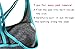 AKAMC Women's Removable Padded Sports Bras Medium Support Workout Yoga Bra 3 Pack,Large, Style 5 (Grey with Black/Pink/Blue)