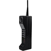 Retro Brick Cell Phone Ornament, 80s 90s Brick Props Phone Ornament Black | Old fashioned pager beeper decoration, 80s 90s retro brick phone display item, Vintage mobile prop for film photo shoot