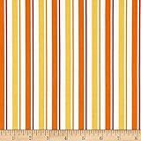 Universal Despicable Me 1 in A Minion Stripe Orange Fabric By The Yard