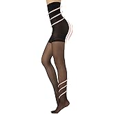 CALZITALY Pantyhose Women's Control Top, Sheer Tights 20 DEN Made in Italy | Tummy Control Shapewear, Flat Seams, Shaping Tights, All-Day Wear, Nude Shaping Effect, OEKO-TEX&reg; STANDARD 100 Certified