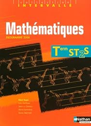 Mathématiques, terminale ST2S