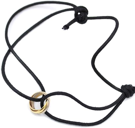 Amazon カルティエ Cartier トリニティ コード ブレスレット イエローゴールド ピンクゴールド レディース K18ゴールド コットン ジュエリー 中古 ブレスレット 通販