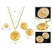 18K Gold Plated Big Size Jewelry Sets for Ethiopian Habesha Women Wedding Party Jewelry