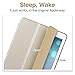 iPad Pro 10.5 Case, ESR Smart Case Trifold Stand with Auto Sleep Wake Function Microfiber Lining Hard Back Cover for Apple iPad Pro 10.5 inch(Champagne Gold)