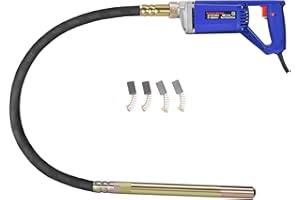 Seeutek Handheld Concrete Vibrating Tool - 1500W 6.6ft Electric Concrete Vibrator, 13000VPM Portable Pencil Cement Vibrator, Remove Air Bubbles