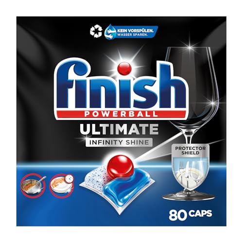 Ultimate Infinity Shine Spülmaschinentabs Sparpack 80 Finish Caps
