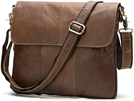 Cow Leather Business Men Briefcase Bag Laptop Bag Briefcase Male Genuine Leather Men Messenger Shoulder Bags Men's Crossbody