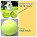 ECOOLBUY 24CM 9.5inch Tennis Ball For Dog Cat Pet Chew Toy Big Inflatable Tennis Ball Signature Mega Jumbo Pet Toy Ball Supplies Outdoor Cricket With Ball Inflate Kit
