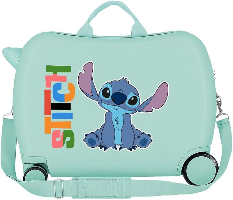 Aloha Stitch Maleta Infantil Azul 50x38x20 cms Rígido 2,1 kgs Cierre de combinación Lateral ABS 2,1 kgs 34L Equipaje de Mano