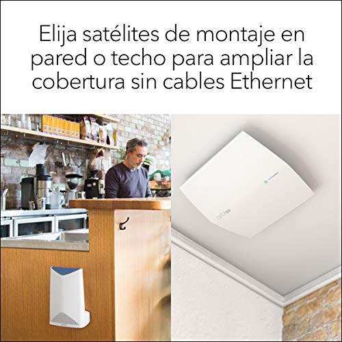 Netgear-Orbi-Pro-SRC60-Repetidor-WiFi-Mesh-AC3000-para-colocacion-en-el-Techo-y-hasta-175-m2-de-Cobertura-Adicional
