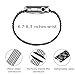 TUJUIO for Apple Watch Band 38mm/40mm 42mm/44mm Series 4/3/2/1 Sport and Edition Women Bracelet Adjustable Wristband iWatch Bracelet for Women/Girls (Black, 42mm/44mm)
