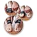 Fit Feet Compression Arch Support - 2 Plantar Fasciitis Braces/Sleeves. GUARANTEED Highest Fit Feet Content. Foot Care, Heel Spurs, Feet Pain, Flat Arches (1 PAIR Black - One Size Fits All)