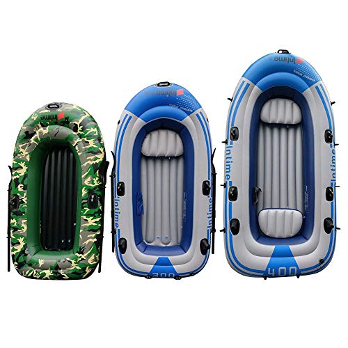 Aufblasbares Rafting-Boot-Set, aufblasbare Floße, Sport aufblasbares Kajak Kanu Boot mit Paddeln verdicktes Angelboot… – Bild 5