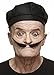 Mustaches Self Adhesive Fake Mustache, Novelty, Dali False Facial Hair, Costume Accessory for Adults, Black Color