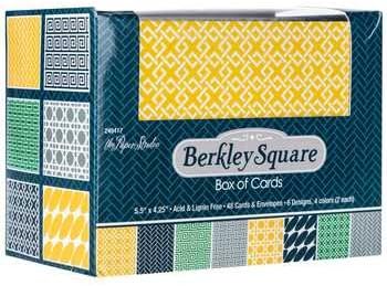 Berkley Square Boxed Note Card Set (48 Glossy Cards and Envelopes)