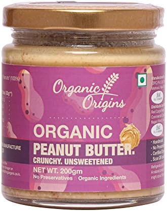 Organic Origins Peanut Butter (Crunchy Unsweetened)