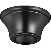 Progress Lighting Accessory Ceiling Fan Canopy Matte Black