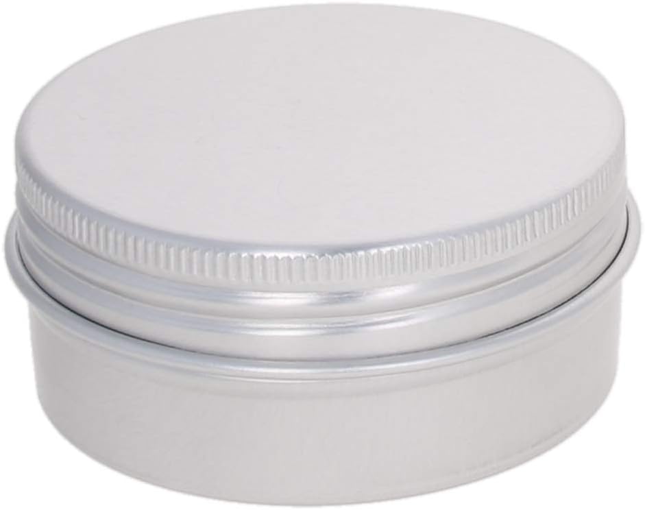Othmro 12pcs Aluminium Tin Jars, 1.7oz Small Containers Tins with Screw Lids, Empty Can Travel Tins for Candles Cosmetic - Image 5