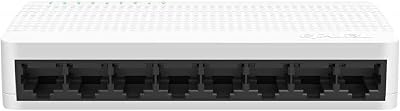 Tenda S108 8-Port 10/100Mbps Fast Ethernet Network Switch Plug and Play Desktop