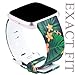 allbingo Fitbit Versa Cute Bands,Women Men Replacement Strap Wristband for Fitbit Versa Smart Watch (Nysterious Nature, Small)