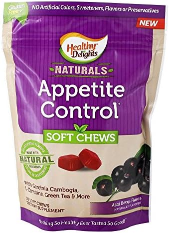 Healthy Delights Naturals Appetite Control Chews Soft Chews ACAI BERRY