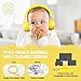 ONTA Kids Headphones for Boys Girls - Child Student Headset Wired plug Toddler Earphones School Teen on Ear for Ipad | Computer | Smart phone | Amazon Fire Tablet | Laptop | Plane Travel | Game,yellow