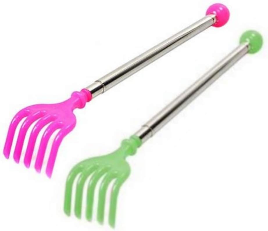 Jinvik Plastic Clip Claw Body Back Scratcher Itch Relaxer Handy Self Massage Tool - Set of 2