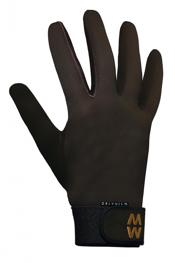 Mens & Ladies 1 Pair MacWet Long Climatec Sports Gloves In 4 Colours - 8.5 Unisex - Brown